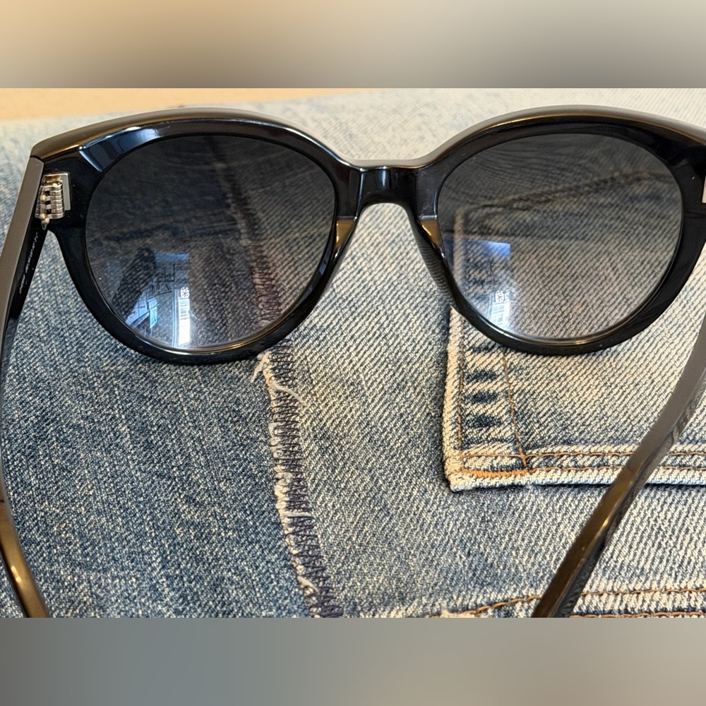 Celine Black Round Sunglasses